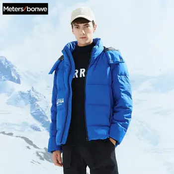 Metersbonwe Thick Down Jacket Men Winter Warm 80% gray Duck Down Coat Man High collar Hooded Outdoor Coat Outwear
Metersbonwe Thick Down Jacket Men Winter Warm 80% gray Duck Down Coat Man High collar Hooded Outdoor Coat Outwear