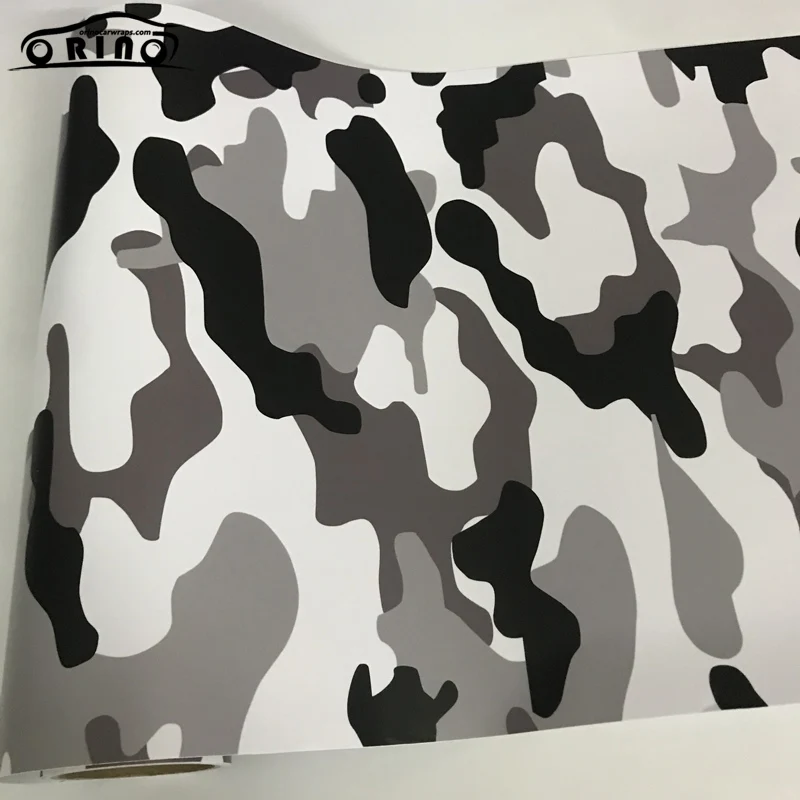 Black White Grey Vinyl Sticker Wrap-1