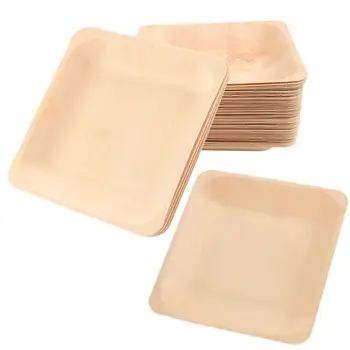 50PCS Disposable Wooden Plate Square Tableware Party Plates for Wedding Restaurant Picnic Birthday 140x140mm
50PCS Disposable Wooden Plate Square Tableware Party Plates for Wedding Restaurant Picnic Birthday 140x140mm