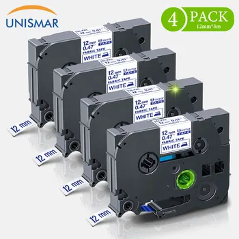 4PK TZ-FA3 Fabric Iron on Cassette Labeling Tape for Brother P-touch TZe-FA3 Blue on White 12mm*3m PT-H100P PT-H100LB PT-H100L
4PK TZ-FA3 Fabric Iron on Cassette Labeling Tape for Brother P-touch TZe-FA3 Blue on White 12mm*3m PT-H100P PT-H100LB PT-H100L