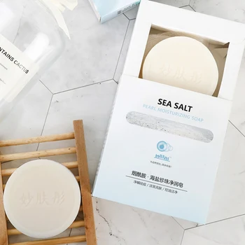 Pearl Sea Salt Soap Moisturizing Whitening Anti-mites Oil-control Anti-acnes Soap
Pearl Sea Salt Soap Moisturizing Whitening Anti-mites Oil-control Anti-acnes Soap