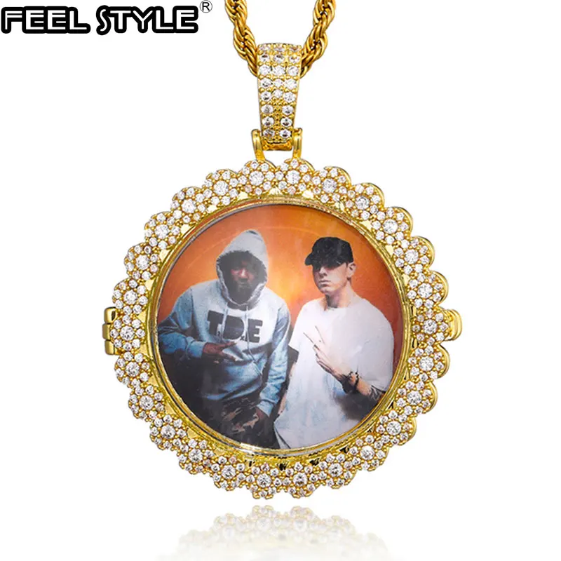 Hip Hop Custom Made Photo Roundness Openable Iced Out Bling Cubic Zircon Personalized Necklace & Pendant For Men Jewelry
Hip Hop Custom Made Photo Roundness Openable Iced Out Bling Cubic Zircon Personalized Necklace & Pendant For Men Jewelry