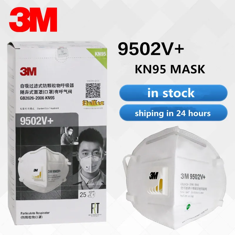 10pcs DHL 3M 9502V+ 3M KN95 Mask Safety Protective Dust Mask Anti-PM 2.5 Sanitary Working Respirator With Filter
10pcs DHL 3M 9502V+ 3M KN95 Mask Safety Protective Dust Mask Anti-PM 2.5 Sanitary Working Respirator With Filter