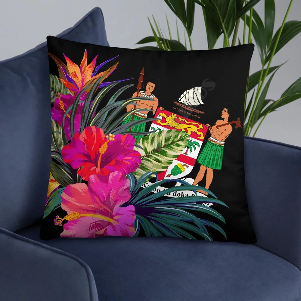 

Fiji Melanesia Basic Pillow Tropical Bouquet Patterns Pillowcases Throw Pillow Cover Home Decoration