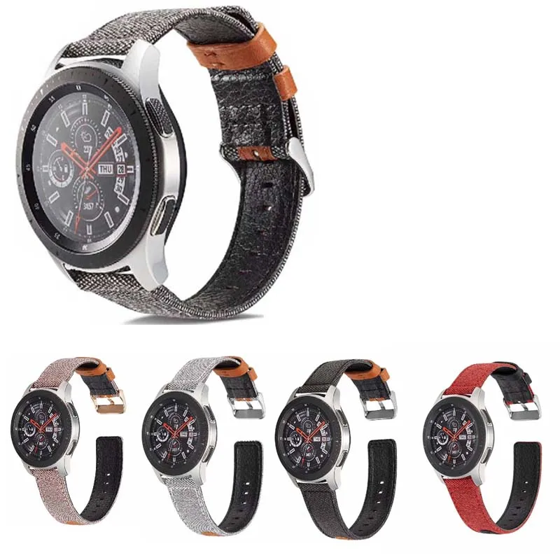Тканевый ремешок для samsung galaxy s3 watch 46 мм браслет Huawei GT 2 pro Ticwatch amazfit 3 2s pace | Наручные