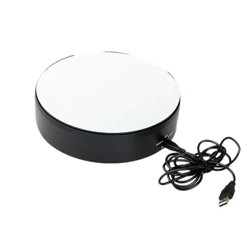 Rechargeable Turntable Display Stand Round Mirrored 360 Degree Rotating for Photography Jewelry and Collectibles
Rechargeable Turntable Display Stand Round Mirrored 360 Degree Rotating for Photography Jewelry and Collectibles