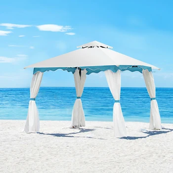 2-Tier 10' x 10' Patio Gazebo Canopy Tent w/ Side Walls OP3517
2-Tier 10' x 10' Patio Gazebo Canopy Tent w/ Side Walls OP3517