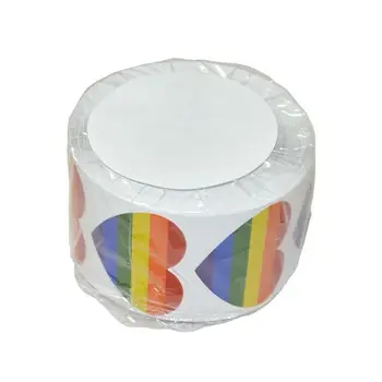 500 Pieces Gay Pride Rainbow Stickers on a Roll, Support LGBT Causes, Heart Shaped (Heart) 72XC
500 Pieces Gay Pride Rainbow Stickers on a Roll, Support LGBT Causes, Heart Shaped (Heart) 72XC