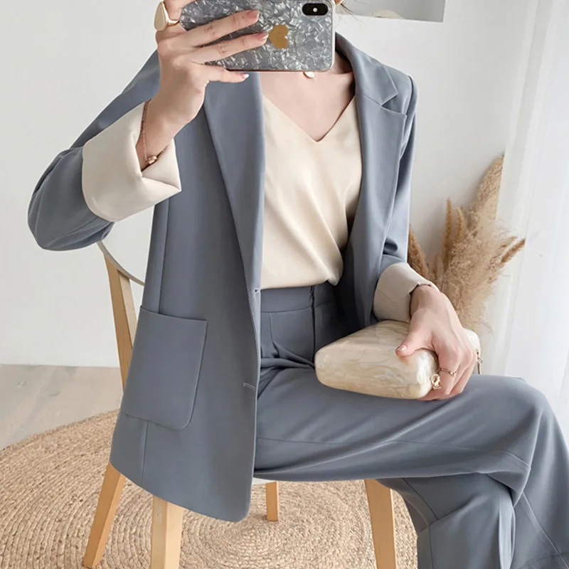 2 piece set women Suit female autumn Lady's temperament double-breasted large size business OL suit jacket casual suit
2 piece set women Suit female autumn Lady's temperament double-breasted large size business OL suit jacket casual suit