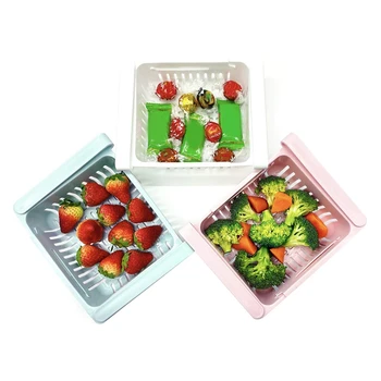 Fridge Drawer Organizer, 3 Pack Retractable Drawer Refrigerator Storage Box, Pull Out Bins, Fridge Shelf Holder Storage Box
Fridge Drawer Organizer, 3 Pack Retractable Drawer Refrigerator Storage Box, Pull Out Bins, Fridge Shelf Holder Storage Box