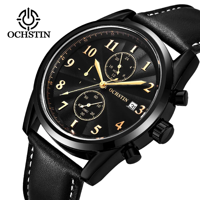 Ochstin Brand Multi-functional Sports MEN'S Watch Three-Eyed Six-pin Waterproof Genuine Leather Timing STUDENT'S Watch
Ochstin Brand Multi-functional Sports MEN'S Watch Three-Eyed Six-pin Waterproof Genuine Leather Timing STUDENT'S Watch