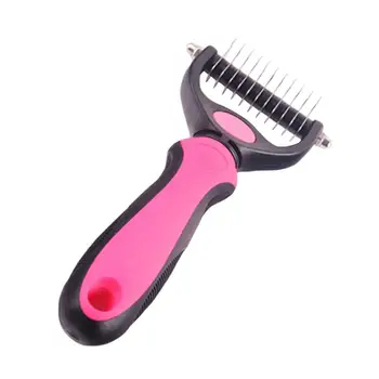Pet Dog Cat Slicker Brush Stainless Steel Grooming Comb Single Row Comb for Dogs Puppy Cats Size S 
Pet Dog Cat Slicker Brush Stainless Steel Grooming Comb Single Row Comb for Dogs Puppy Cats Size S
