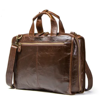 Genuine Leather mens Briefcase laptop messenger brown bags Business Man Single Shoulder Satchel Computer Package free shipping
Genuine Leather mens Briefcase laptop messenger brown bags Business Man Single Shoulder Satchel Computer Package free shipping