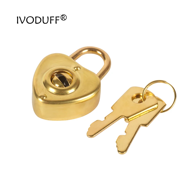 Luggage Padlock, Metal Heart Love Padlock With 2Keys Gold Color With Different Color
Luggage Padlock, Metal Heart Love Padlock With 2Keys Gold Color With Different Color