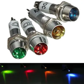 4pcs/Set Metal LED Dashboard Dash Warning Signal Lights Lighting Fixture 12V 8mm
4pcs/Set Metal LED Dashboard Dash Warning Signal Lights Lighting Fixture 12V 8mm