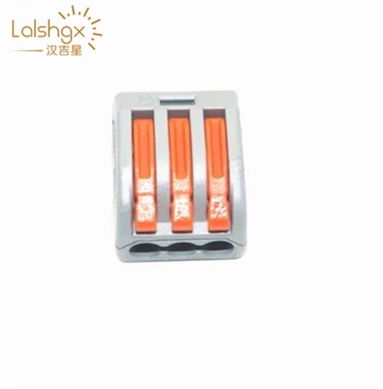 20pcs PCT213 Universal Compact Wire Wiring Connector 3 pin Conductor Terminal Block With Lever AWG 28-12
20pcs PCT213 Universal Compact Wire Wiring Connector 3 pin Conductor Terminal Block With Lever AWG 28-12