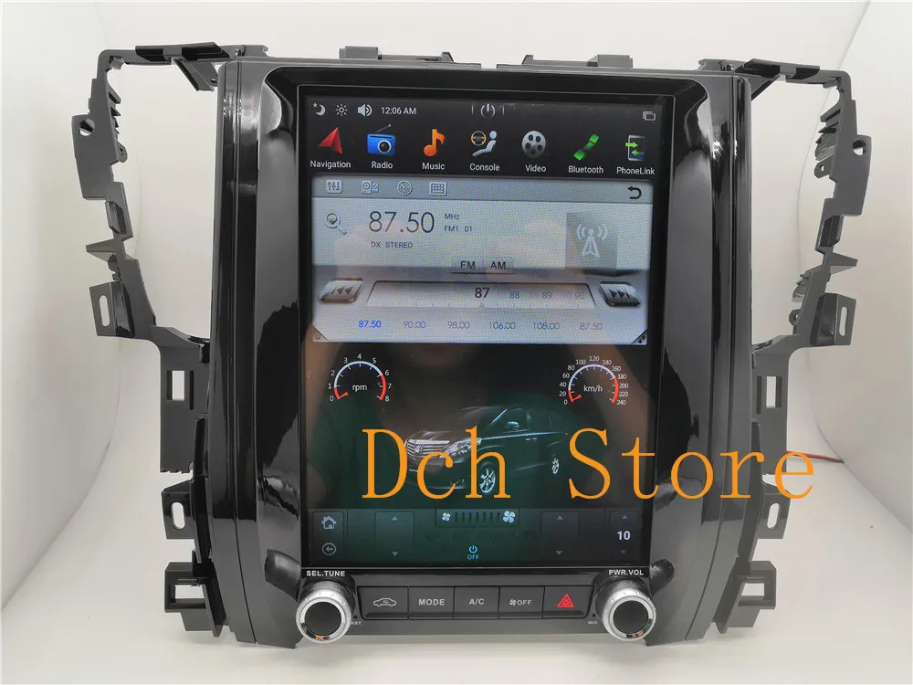 Фото 12 1 ''вертикальный tesla стиль Android 9 0 автомобильный DVD плеер GPS навигация для Toyota