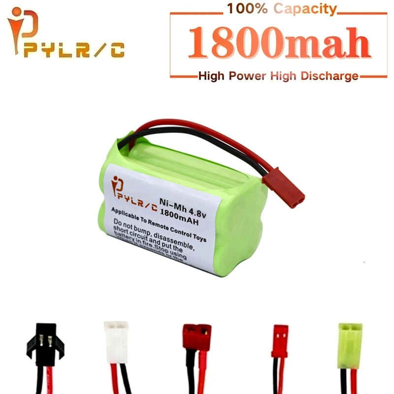 4.8V Rechargeable Battery For Rc toys Car Tanks Robots Gun 1800mah Ni-MH Battery AA 4.8V 1800mah Batteries Pack For Rc Boat 1PCS
4.8V Rechargeable Battery For Rc toys Car Tanks Robots Gun 1800mah Ni-MH Battery AA 4.8V 1800mah Batteries Pack For Rc Boat 1PCS