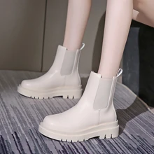 2021 NEW Boots Women's Middle Pipe Mona The Same Pipe Lazy Muffin Boots Net Red England Thi Bottom Thi Heel Chelsea 35-40
2021 NEW Boots Women's Middle Pipe Mona The Same Pipe Lazy Muffin Boots Net Red England Thi Bottom Thi Heel Chelsea 35-40