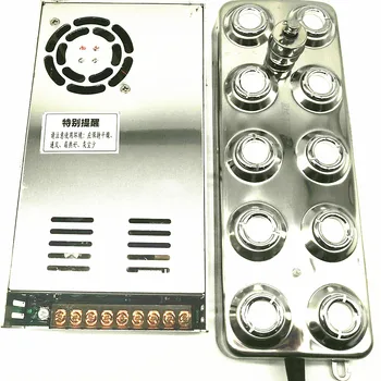 산업용 초음파 분무기, DC 48V, 5000 ML/H, 10 헤드 가습기, 안개 기계, 안개 제조기, 110V, 220V 전원 공급 장치