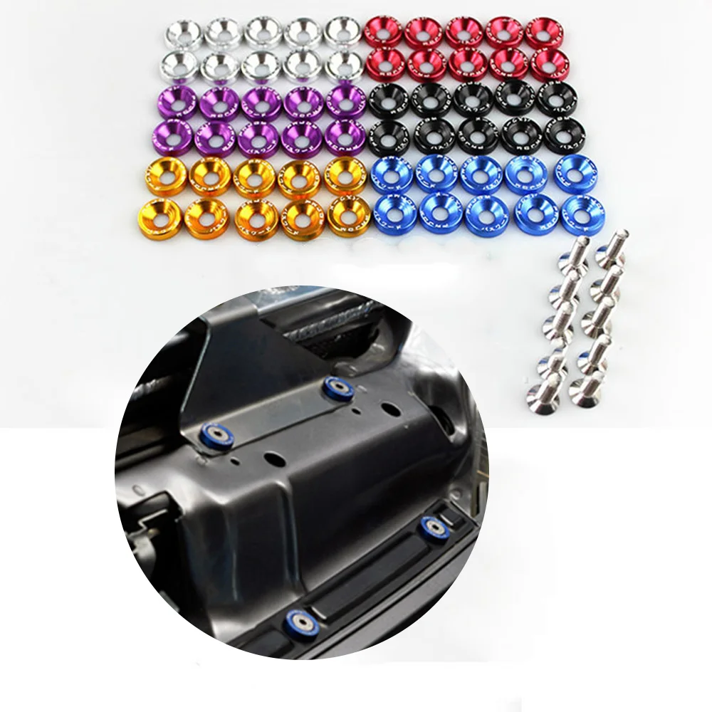 10PCS M6x20 Car Styling Universal Modification JDM Sticker Stickers Password Fender Washer License Plate Bolts Auto Accessories
10PCS M6x20 Car Styling Universal Modification JDM Sticker Stickers Password Fender Washer License Plate Bolts Auto Accessories