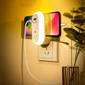 220V Night Light Remote Control Lamp Multifunctional USB Socket American standard Light Smart Home Baby Room Lighting Tools
220V Night Light Remote Control Lamp Multifunctional USB Socket American standard Light Smart Home Baby Room Lighting Tools