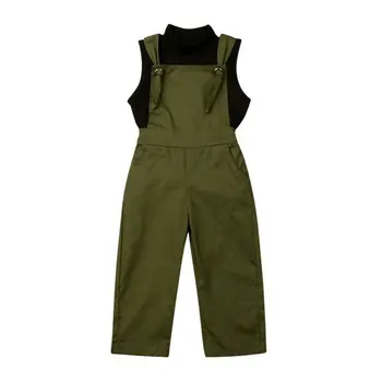2-7Years Toddler Kid Girls Clothing Set Summer Black Vest Tops + Green Overalls Jumpsuit Outfits Children Girls Costumes
2-7Years Toddler Kid Girls Clothing Set Summer Black Vest Tops + Green Overalls Jumpsuit Outfits Children Girls Costumes