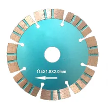 114 * 20MM Diamond Saw Blade Lake Green With Tooth Guard Diamond Slotted Saw Blade Dry Granite Quartz Concrete Cutting Disc
114 * 20MM Diamond Saw Blade Lake Green With Tooth Guard Diamond Slotted Saw Blade Dry Granite Quartz Concrete Cutting Disc