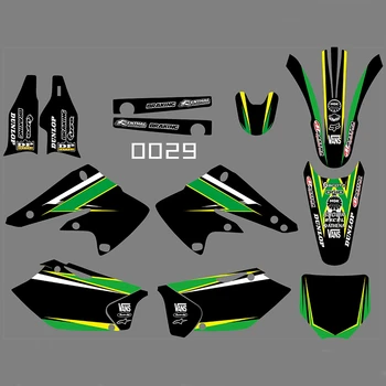 For KAWASAKI KXF250 2004 2005 Graphics Decals Stickers Custom Number Name 3M Full Motorcycle Backgrounds Stickers Accessories 
For KAWASAKI KXF250 2004 2005 Graphics Decals Stickers Custom Number Name 3M Full Motorcycle Backgrounds Stickers Accessories