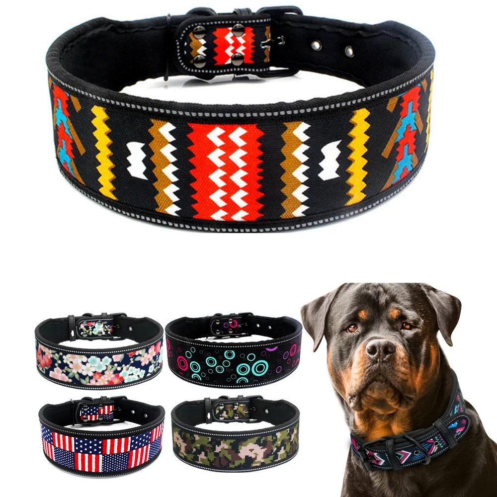 Pet Waterproof Collar Reflective Dogs Collar Breathable Padded Striped Pitbull German Shepherd Medium Large Dog Collar S M L D40
Pet Waterproof Collar Reflective Dogs Collar Breathable Padded Striped Pitbull German Shepherd Medium Large Dog Collar S M L D40