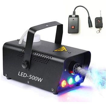 Wireless Remote Control 500W Smoke Machine/Fog Machine With RGB LED Lights/Party DJ Show Smoke Ejector/Stage LED Fogger Ejector
Wireless Remote Control 500W Smoke Machine/Fog Machine With RGB LED Lights/Party DJ Show Smoke Ejector/Stage LED Fogger Ejector