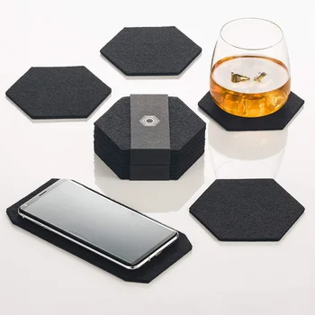 HOT SALE 9PCS Felt Black Drink Coasters Set Household Non-slip Mobile Phone Pad Cup Mat Set for Home Kitchen Party Decoration
HOT SALE 9PCS Felt Black Drink Coasters Set Household Non-slip Mobile Phone Pad Cup Mat Set for Home Kitchen Party Decoration