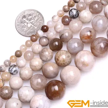 Natural Gray Ocean Fossils Agates Round Accessorries Beads For Jewelry Making Strand 15 Inch 4 6 8 10mm Loose Jewelry Bead
Natural Gray Ocean Fossils Agates Round Accessorries Beads For Jewelry Making Strand 15 Inch 4 6 8 10mm Loose Jewelry Bead