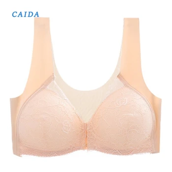 CAIDA Front Closure Extra-Elastic Breathable Bra Female Vest Push Up Full Cup Sexy Lace Bralette Gather Brassiere
CAIDA Front Closure Extra-Elastic Breathable Bra Female Vest Push Up Full Cup Sexy Lace Bralette Gather Brassiere