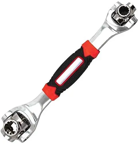 Multi-Function Socket Wrench, 48 Tools In One with 360 Degree Rotating Head, Tiger Wrench Works with Spline Bolts hand tool
Multi-Function Socket Wrench, 48 Tools In One with 360 Degree Rotating Head, Tiger Wrench Works with Spline Bolts hand tool