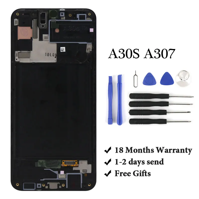 100% teset For A30S A307 lcd display for mobile phone screen replacement digitizer screen assambly For A30S A307 LCD
100% teset For A30S A307 lcd display for mobile phone screen replacement digitizer screen assambly For A30S A307 LCD