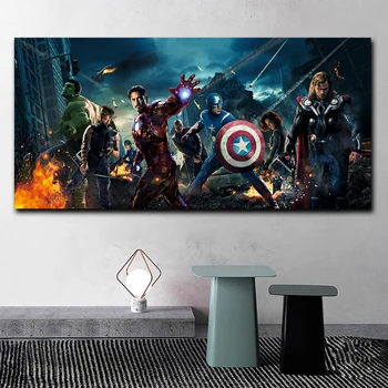 Pictures HD Printed Movie The Avengers Character Canvas Paintings Wall Frames For Living Room Modular Picture 
Pictures HD Printed Movie The Avengers Character Canvas Paintings Wall Frames For Living Room Modular Picture