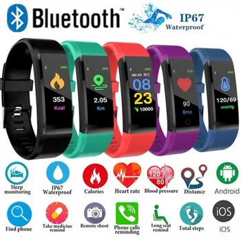 115plus Men Women Kids Wristband Health Bracelet Heart Rate Blood Pressure Fitness Tracker Smart Band Watch Fit Reloj Intelige 
115plus Men Women Kids Wristband Health Bracelet Heart Rate Blood Pressure Fitness Tracker Smart Band Watch Fit Reloj Intelige