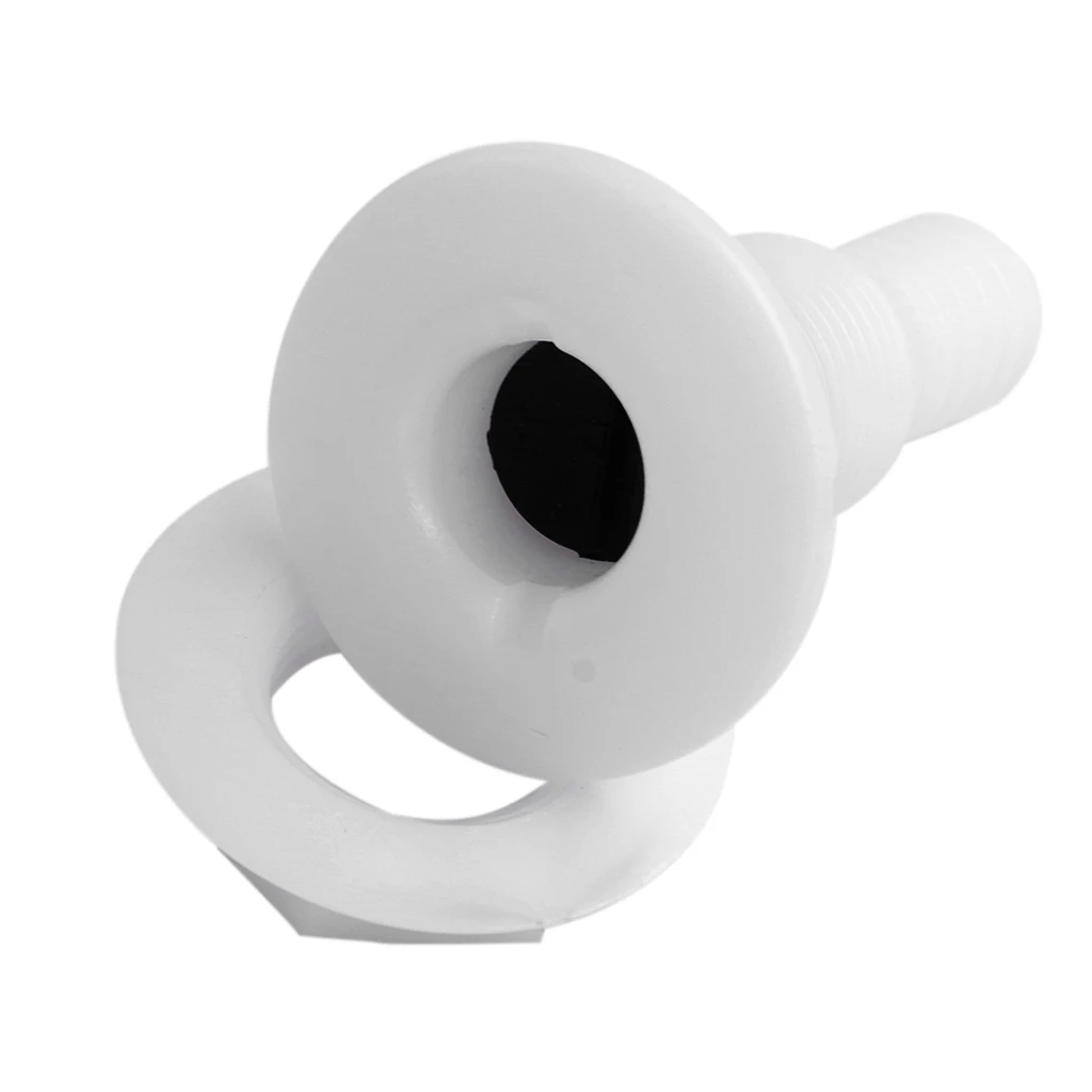 Marine 3/4 Inch Plastic Covered Thru-Hull Bilge Pump Hose Fitting For Boats Marine 3/4 Inch Plastic Covered Thru-Hull Bilge Pump Hose Fitting For Boats