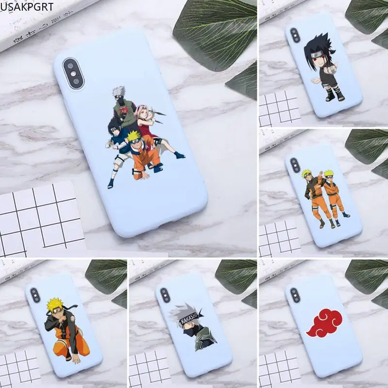 Anime Naruto Uzumaki Sasuke kakashi Phone Case for iPhone 11 Pro Max X XR XS 8 7 6s Plus Candy purple Silicone Cases
Anime Naruto Uzumaki Sasuke kakashi Phone Case for iPhone 11 Pro Max X XR XS 8 7 6s Plus Candy purple Silicone Cases