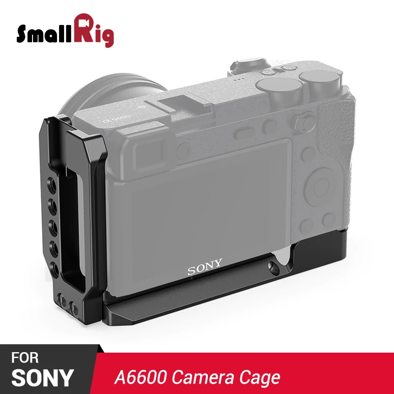 SmallRig A6600 L Plate Quick Release Arca Style L Bracket for Sony A6600 w/ Cold Shoe Mount for Microphone DIY Volgging Rig 2503
SmallRig A6600 L Plate Quick Release Arca Style L Bracket for Sony A6600 w/ Cold Shoe Mount for Microphone DIY Volgging Rig 2503