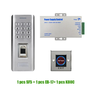 IP66 Waterproof Fingerprint Access Control System Fingerprint Reader Anti-vandal Door Opener support fingerprint and Pin code
IP66 Waterproof Fingerprint Access Control System Fingerprint Reader Anti-vandal Door Opener support fingerprint and Pin code