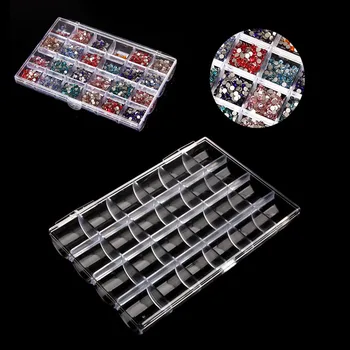 24 Grids Transparent Jewelry Bead Ring Earring Storage Box Acrylic Container New 57BD
24 Grids Transparent Jewelry Bead Ring Earring Storage Box Acrylic Container New 57BD