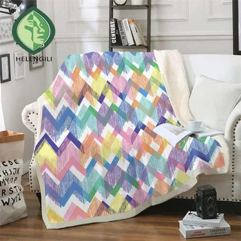 HELENGILI Geometric Corrugated Sherpa Blanket Girly Floral Bedspread Velvet Plush Soft Comfortable Home Camping Aircraft Blanket
HELENGILI Geometric Corrugated Sherpa Blanket Girly Floral Bedspread Velvet Plush Soft Comfortable Home Camping Aircraft Blanket