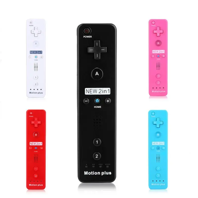 Built-in Motion Plus Wireless Gamepad for Wii Remote Controller For Wii Game Remote Controller Joystick Game Accessories
Built-in Motion Plus Wireless Gamepad for Wii Remote Controller For Wii Game Remote Controller Joystick Game Accessories