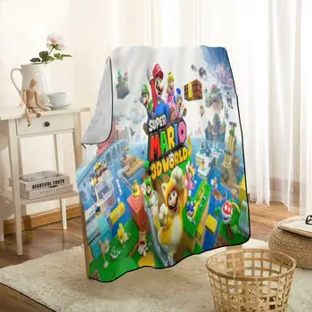 Kids Anime Super Mario 3D Blanket Fleece Cartoon Art Print Children Warm Bed Throw Blanket newborn bayby Blanket style 012
Kids Anime Super Mario 3D Blanket Fleece Cartoon Art Print Children Warm Bed Throw Blanket newborn bayby Blanket style 012