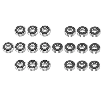 20Pcs Double Sealed Miniature Deep Groove Ball Bearing :10Pcs 629-2RS 9Mmx26Mmx8Mm & 10Pcs 628RS 8Mmx24Mmx8Mm
20Pcs Double Sealed Miniature Deep Groove Ball Bearing :10Pcs 629-2RS 9Mmx26Mmx8Mm & 10Pcs 628RS 8Mmx24Mmx8Mm