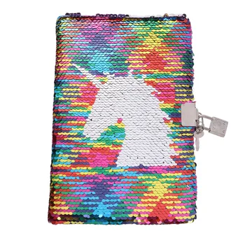 Colorful Unicorn Notebook Sequin Secret Diary with Lock Reversible Notebook Private Journal Magic Travel Journal Gift for Adults
Colorful Unicorn Notebook Sequin Secret Diary with Lock Reversible Notebook Private Journal Magic Travel Journal Gift for Adults