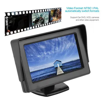 4.3 Inch TFT LCD Monitor Car Rearview Full Color Display 2-channels Video Inputs Visual Reversing for Car VCD/DVD/GPS/Camera
4.3 Inch TFT LCD Monitor Car Rearview Full Color Display 2-channels Video Inputs Visual Reversing for Car VCD/DVD/GPS/Camera
