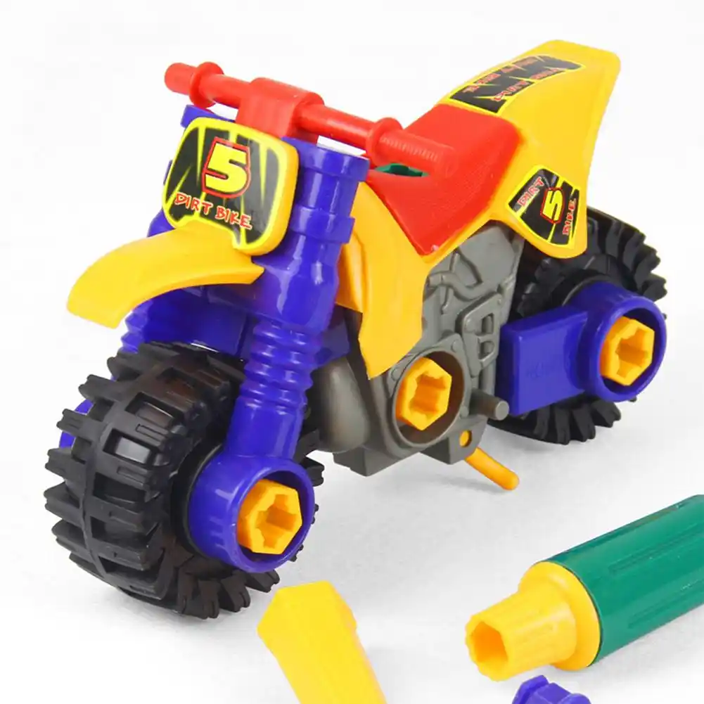 kids diy disassembly assembly model toy motorcycle motorbike